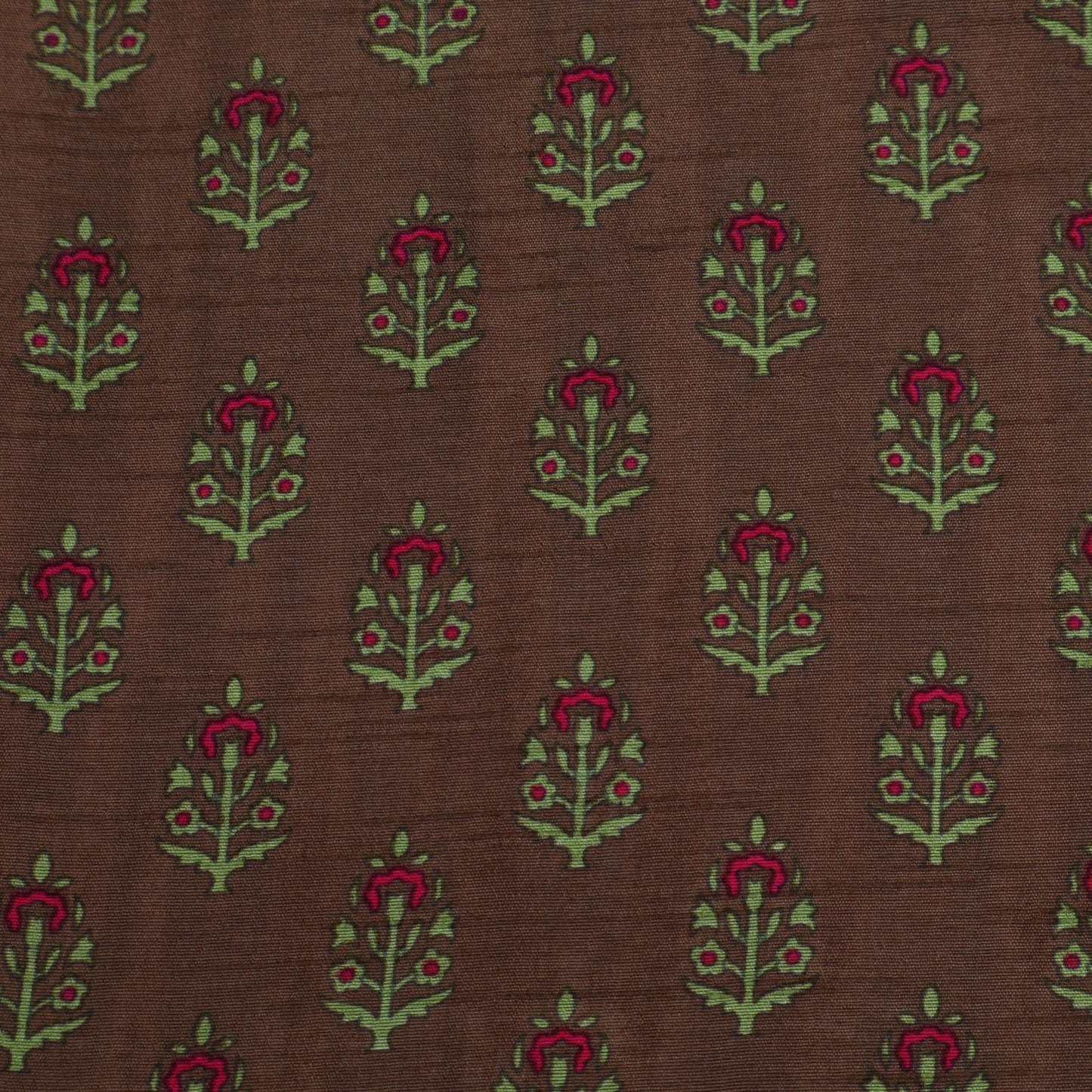 Slub Chanderi Print Fabric