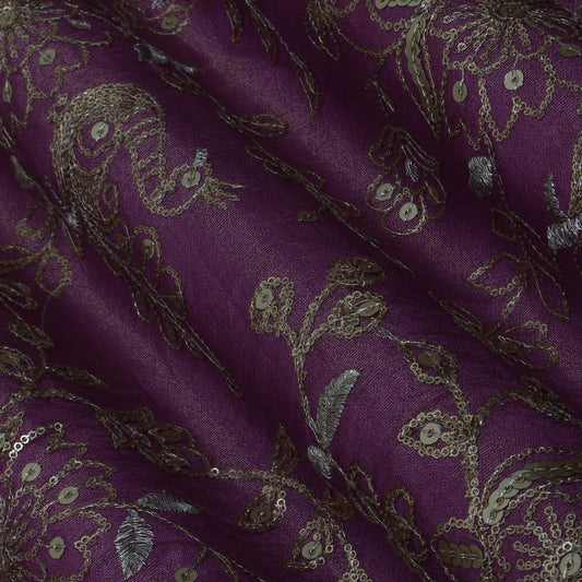 Move Color Tissue Embroidery Fabric