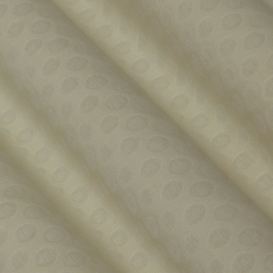 Cream Color COTTON  SILK Fabric