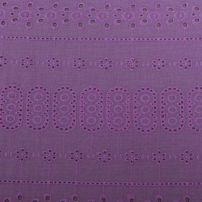 Cotton Chikan Embroidery Fabric