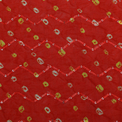 Multi-Color MulMul silk Print Embroidery Fabric