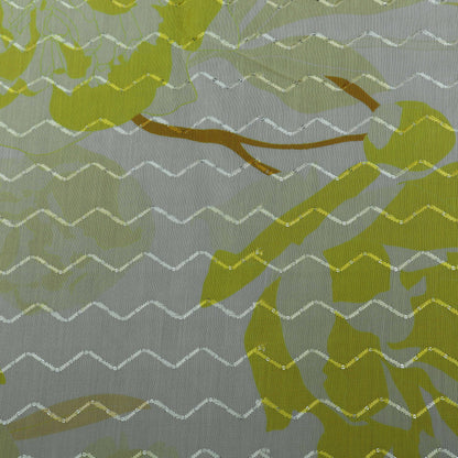 Multi-Color MulMul silk Print Embroidery Fabric