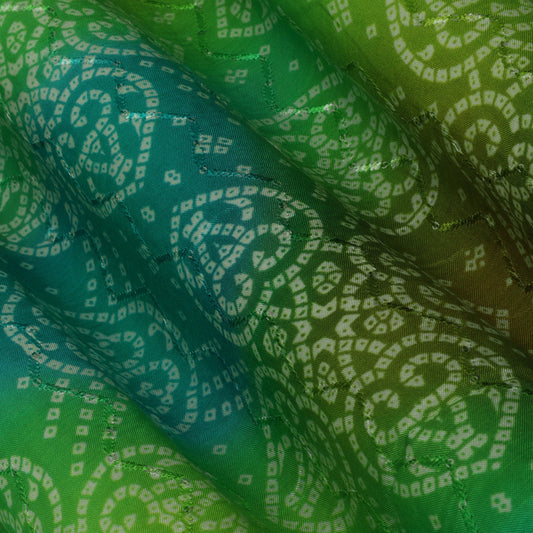 Multi-Color MulMul silk Print Embroidery Fabric