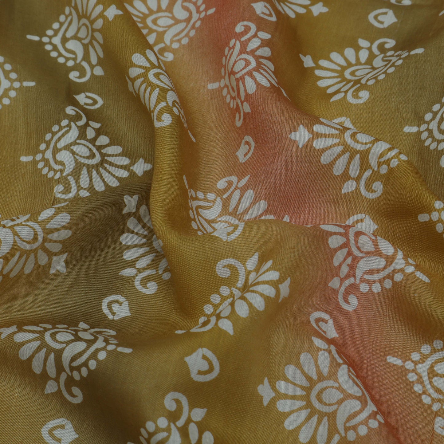 Multi-Color Cotton Silk Print Fabric