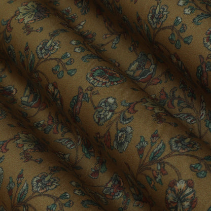 MUSTARD Muslin Print Fabric