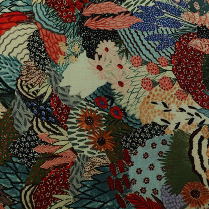 Multi-Color SATIN CHINON CHIFFON PRINT Fabric