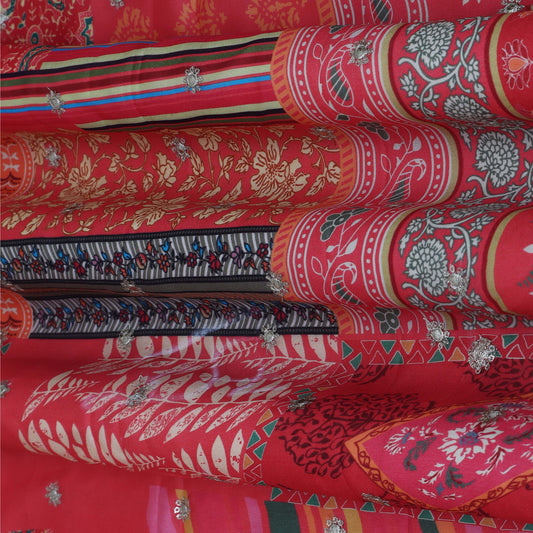 Chinon Print Embroidery Fabric