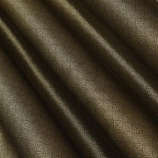 Mehndi Green Color KATAN BROCADE Fabric
