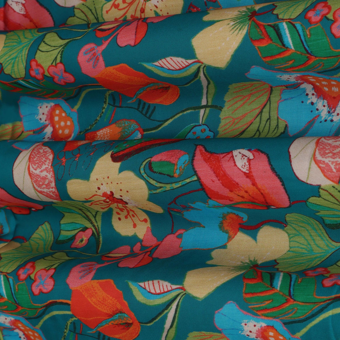 Modal Satin Print Fabric