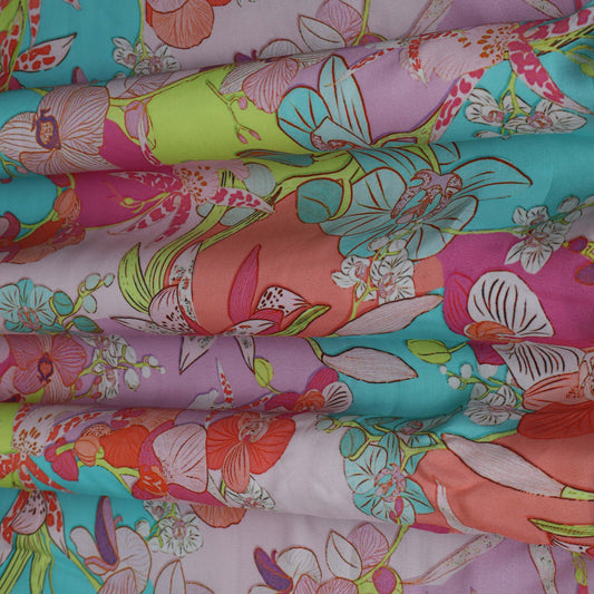 Modal Satin Print Fabric