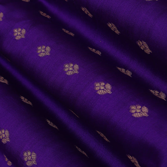 PURPLE Color CHINIA SILK BROCADE Fabric