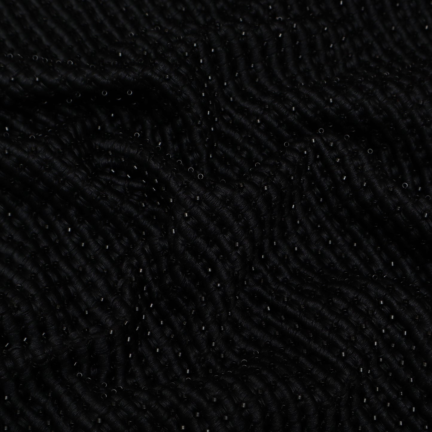 BLACK Color Fabric Nokia Silk Embroidery