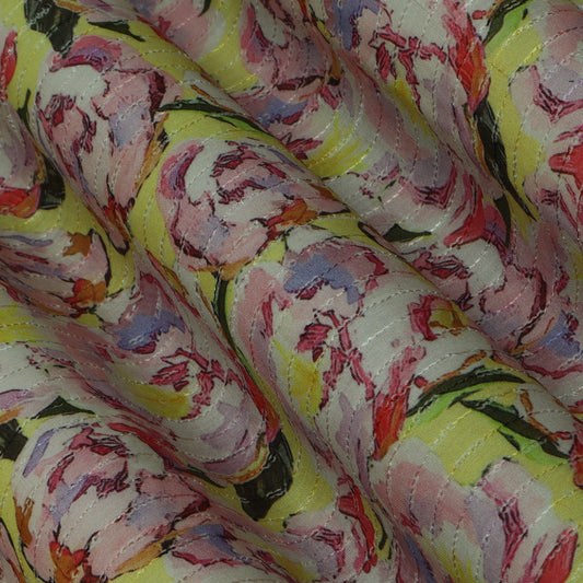 Multi-Color Cotton Print Sequence Fabric