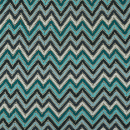 Multi Colored Zigzag Knitted Print Fabric