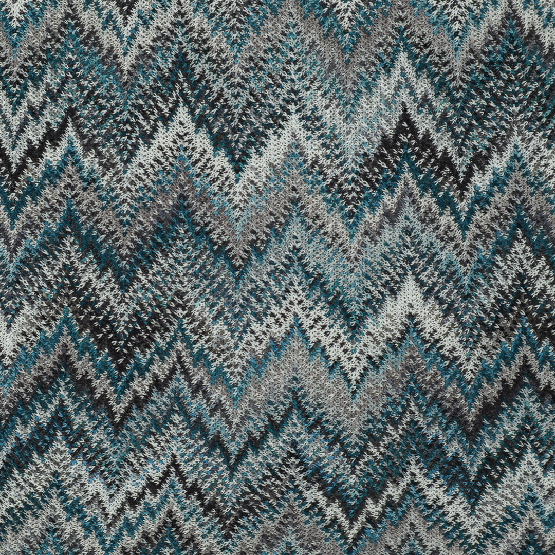 Multi-Color Missoni Zigzag Knitted Fabric