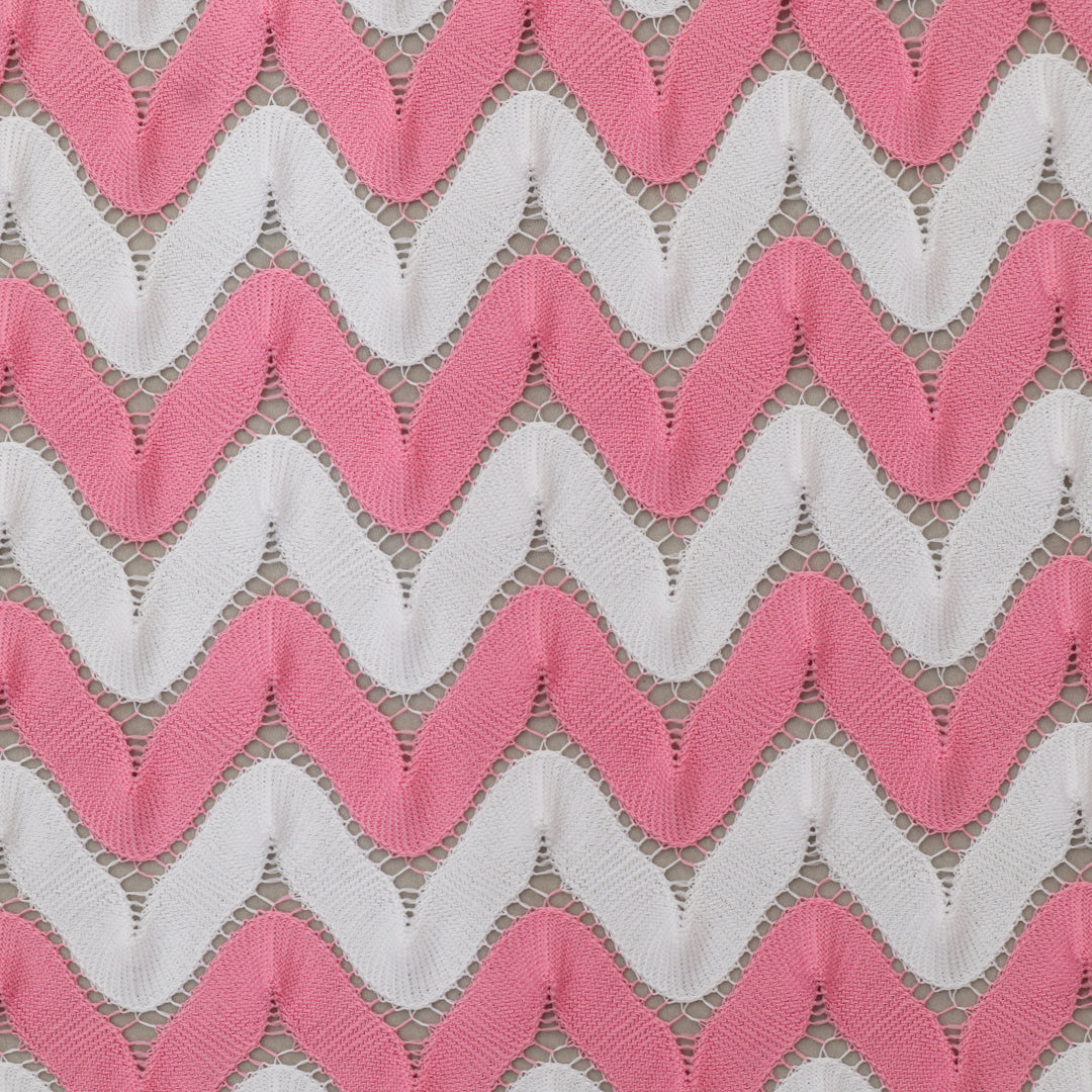 Multi-Color Missoni Zigzag Knitted Fabric