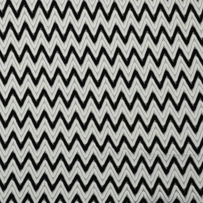 Multi-Color Zigzag Knitted Fabric