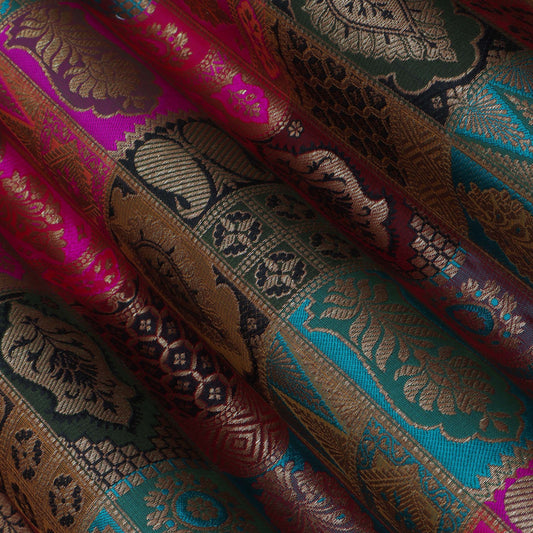 Multi-Color Multi Brocade Fabric