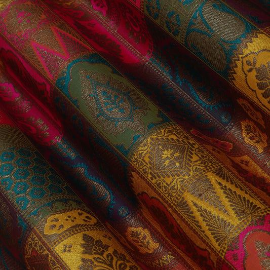 Multi-Color Multi Brocade Fabric
