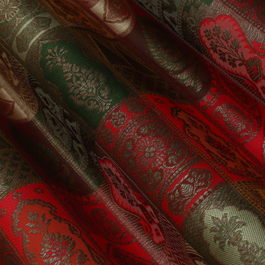 Multi-Color Multi Brocade Fabric