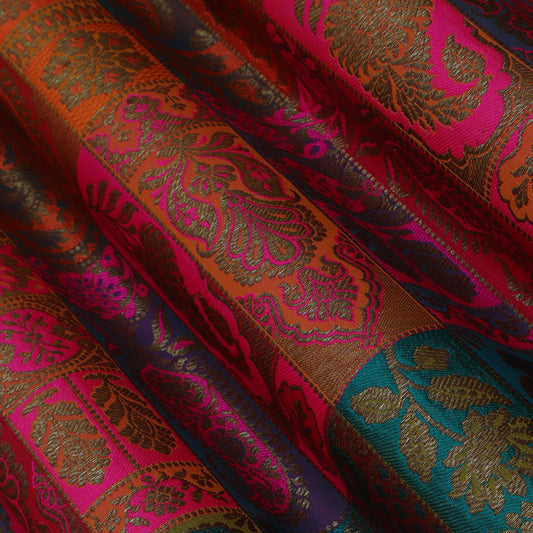 Multi-Color Multi Brocade Fabric