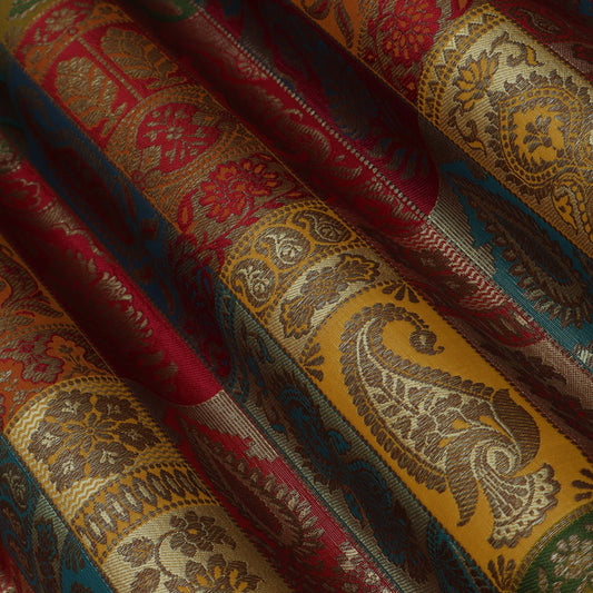 Multi-Color Multi Brocade Fabric