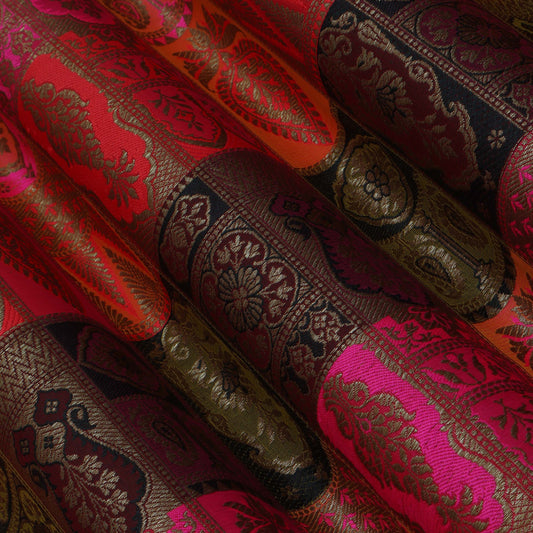 Multi-Color Multi Brocade Fabric
