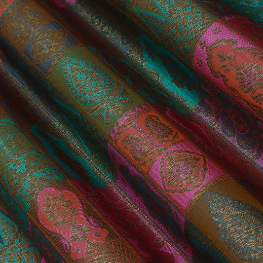 Multi-Color Multi Brocade Fabric