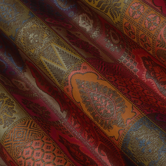 Multi-Color Multi Brocade Fabric