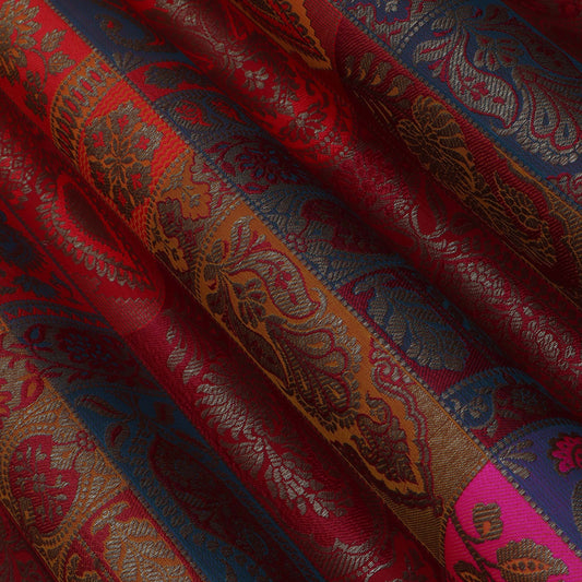 Multi-Color Multi Brocade Fabric