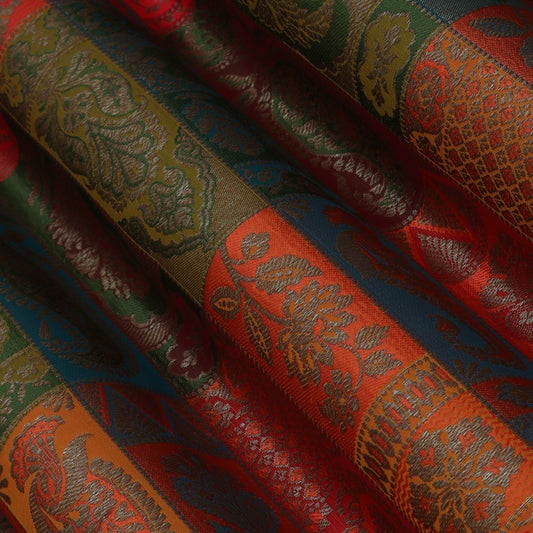 Multi-Color Multi Brocade Fabric