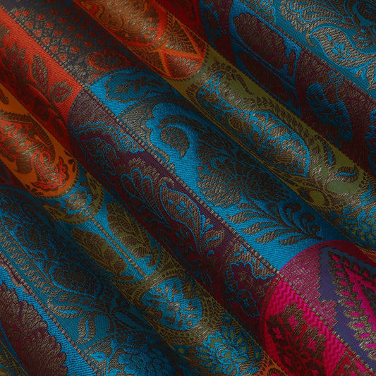 Multi-Color Multi Brocade Fabric