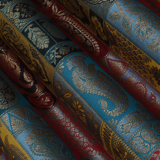 Multi-Color Multi Brocade Fabric