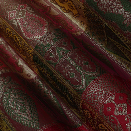 Multi-Color Multi Brocade Fabric