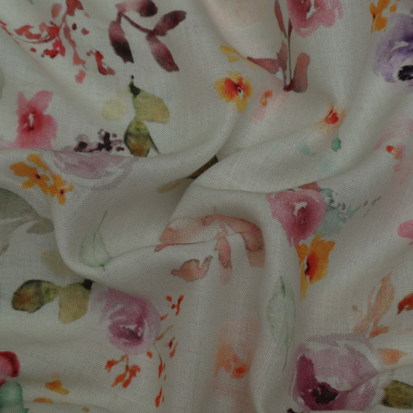 Multi-Color Mulmul Print Fabric