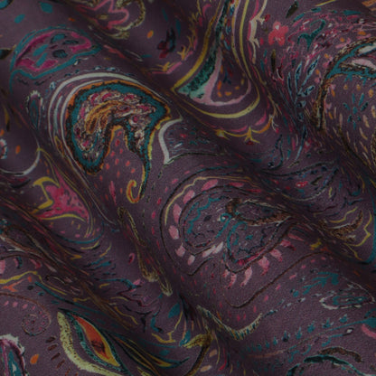 Multi-Color Mulmul Print Fabric