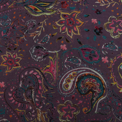 Multi-Color Mulmul Print Fabric