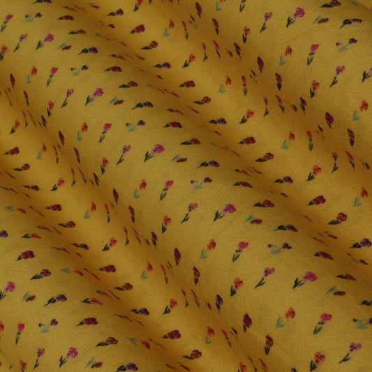 Multi-Color Mulmul Print Fabric