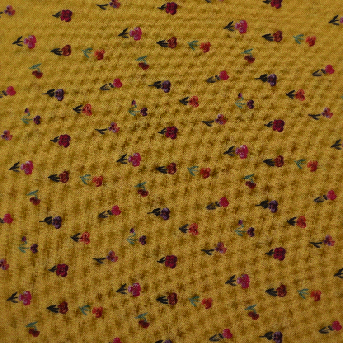 Multi-Color Mulmul Print Fabric