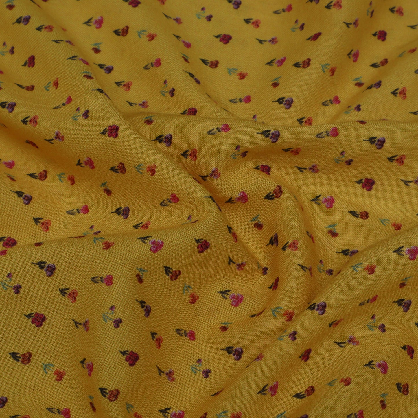 Multi-Color Mulmul Print Fabric