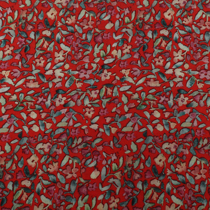 Multi-Color Mulmul Print Fabric