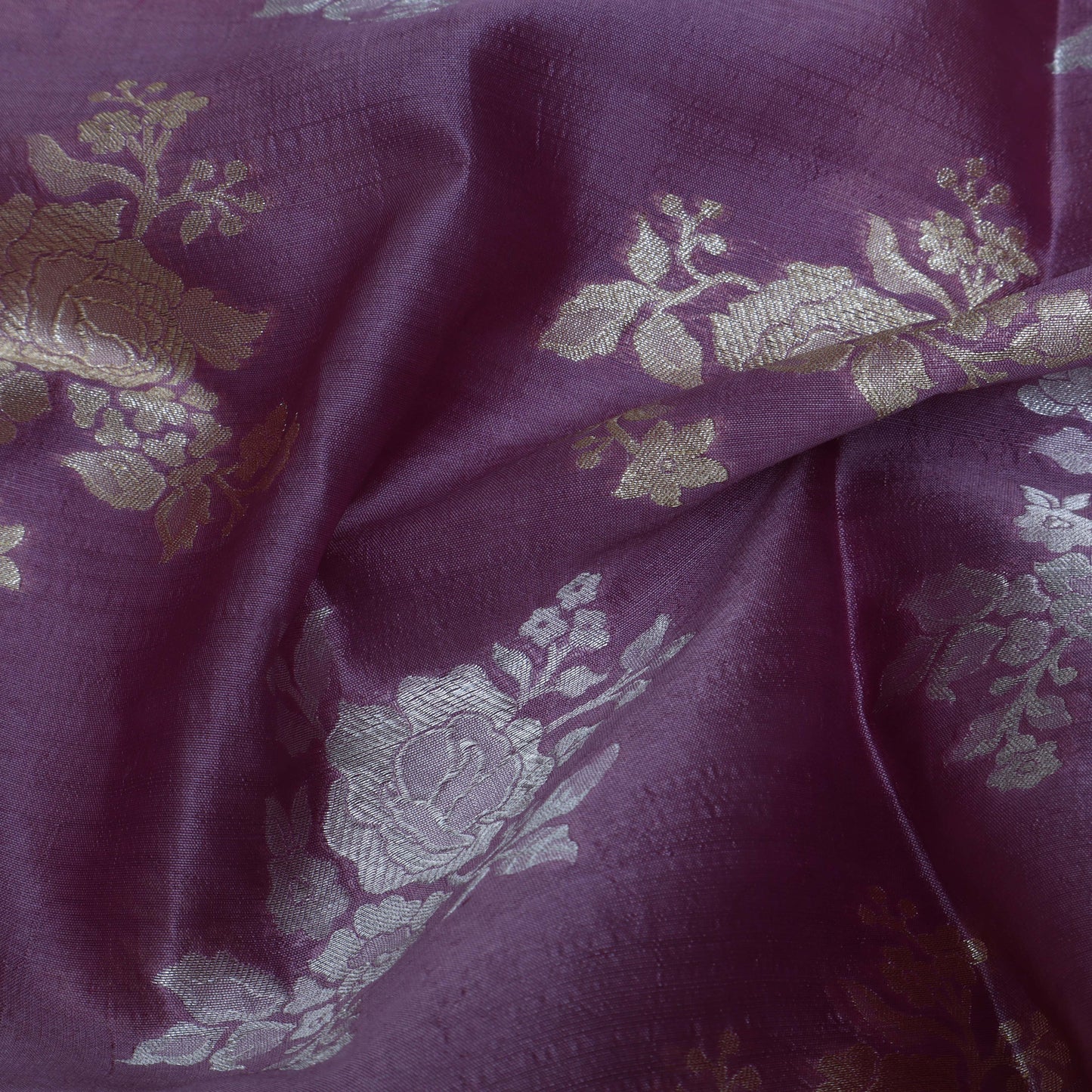 ONION Color Katan Dupion Silk Brocade Fabric