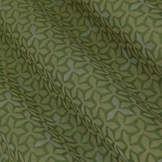 Pista Green Color CHOUDANI BROCADE Fabric