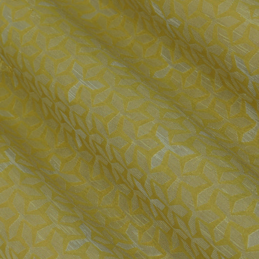 Lemon Color CHOUDANI BROCADE Fabric