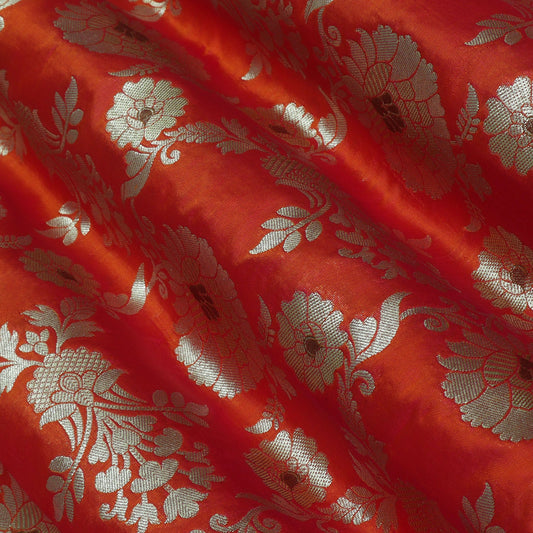 GAJRI Color Chinia Meena Brocade Fabric