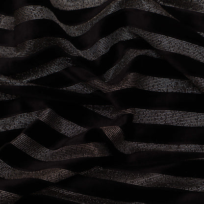 Velvet Foil Stripe Fabric