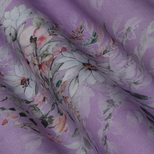 Multi-Color Mulmul Print Fabric