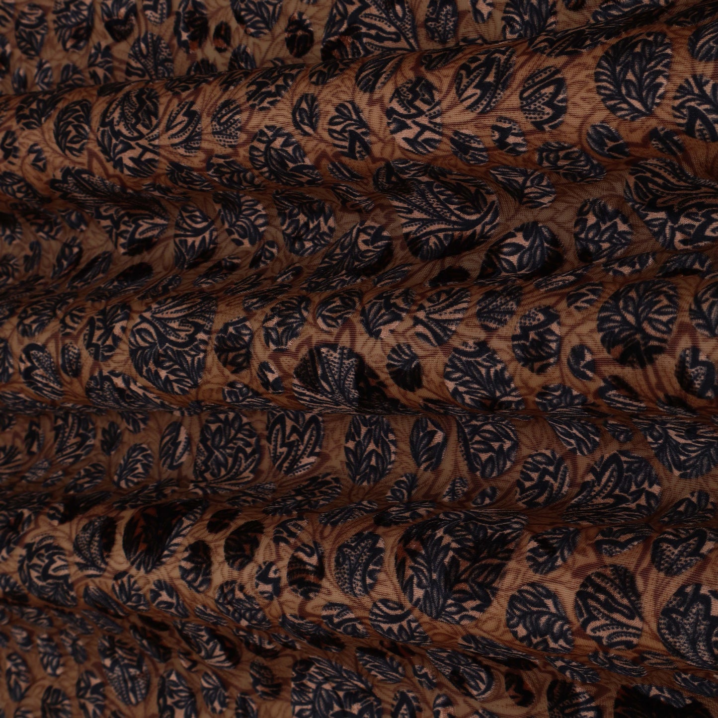 Velvet Lycra Print Fabric