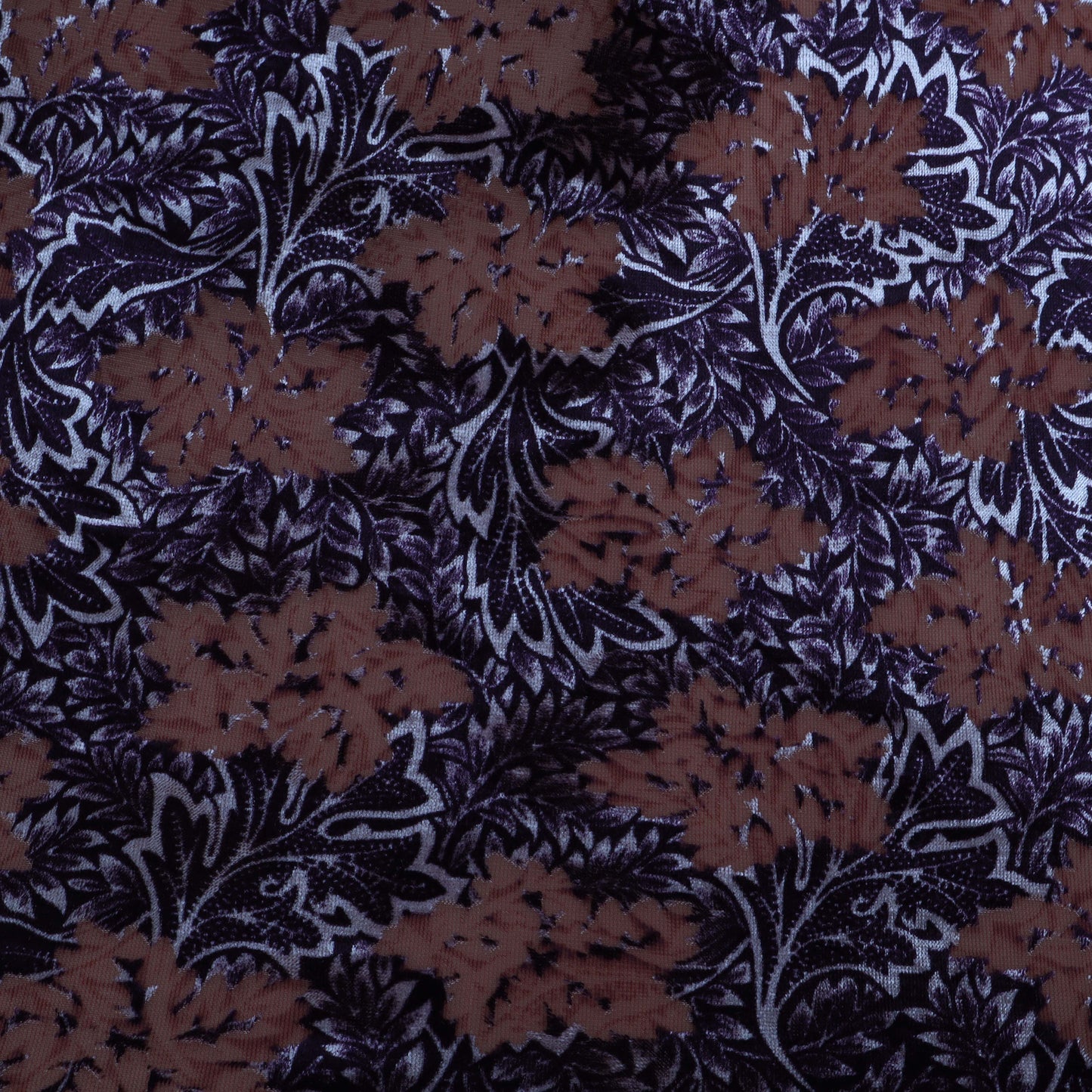 Velvet Lycra Print Fabric