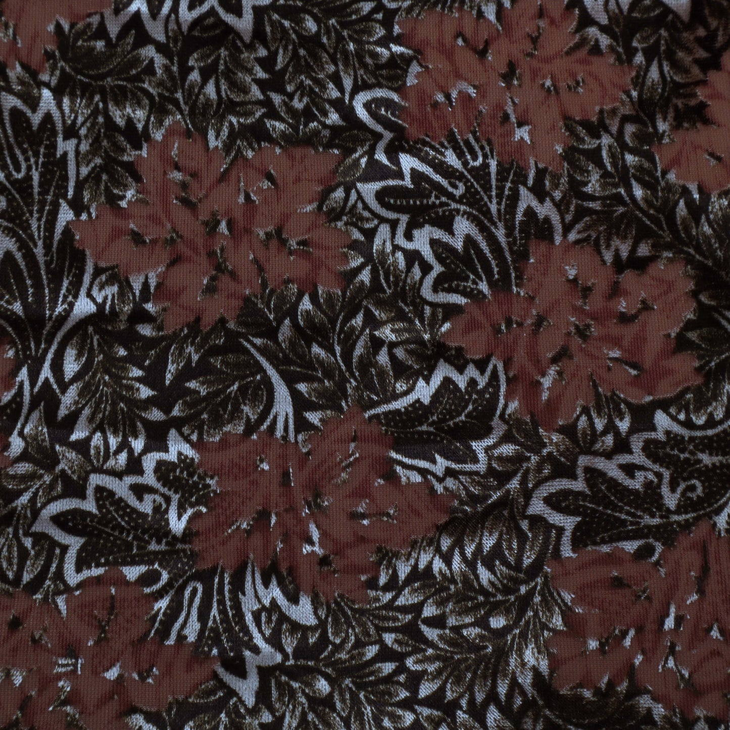 Velvet Lycra Print Fabric